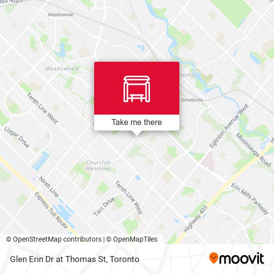 Glen Erin Dr at Thomas St plan