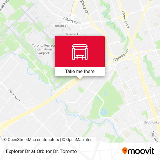 Explorer Dr at Orbitor Dr map