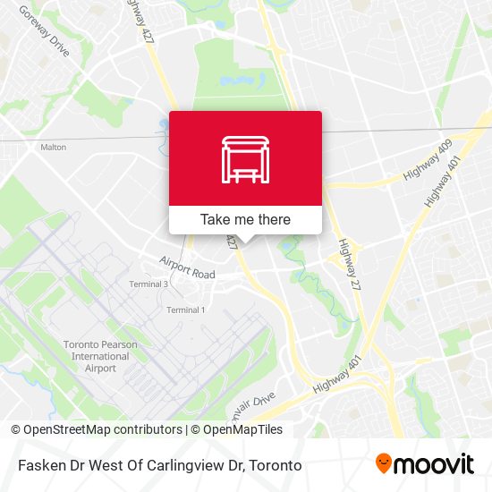 Fasken Dr West Of Carlingview Dr map