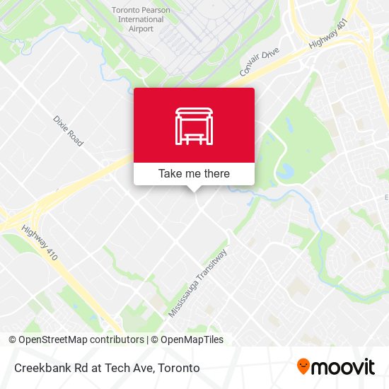 Creekbank Rd at Tech Ave plan