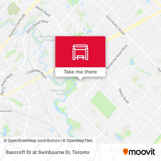 Bancroft Dr at Swinbourne Dr map