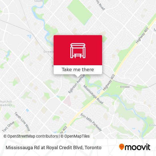 Mississauga Rd at Royal Credit Blvd plan