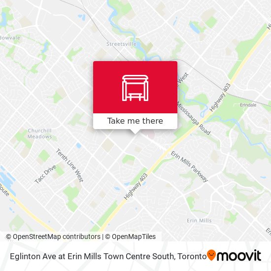 Eglinton Ave at Erin Mills Town Centre South plan