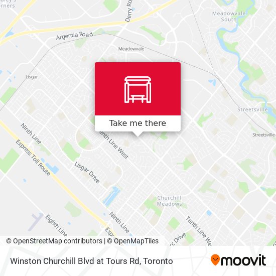 Winston Churchill Blvd at Tours Rd plan