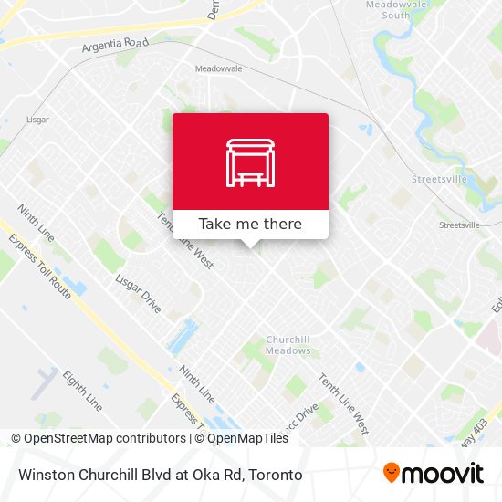 Winston Churchill Blvd at Oka Rd map
