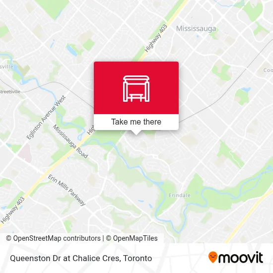 Queenston Dr at Chalice Cres map