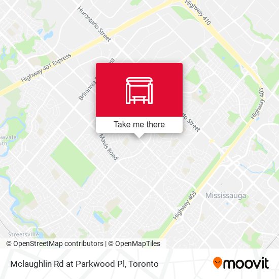Mclaughlin Rd at Parkwood Pl map