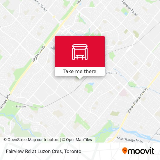 Fairview Rd at Luzon Cres map