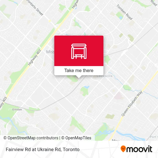 Fairview Rd at Ukraine Rd map