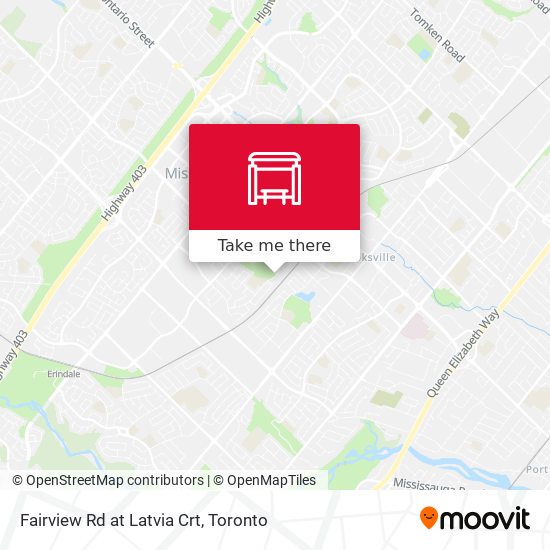 Fairview Rd at Latvia Crt map