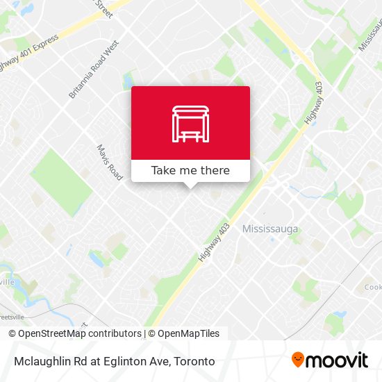 Mclaughlin Rd at Eglinton Ave map