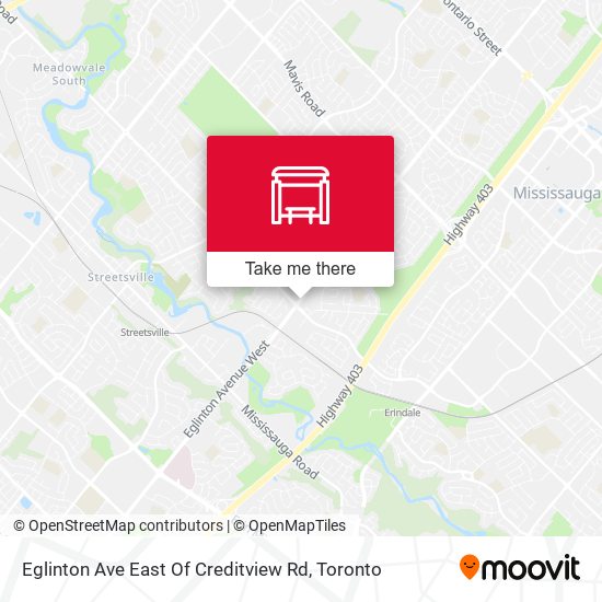 Eglinton Ave East Of Creditview Rd map