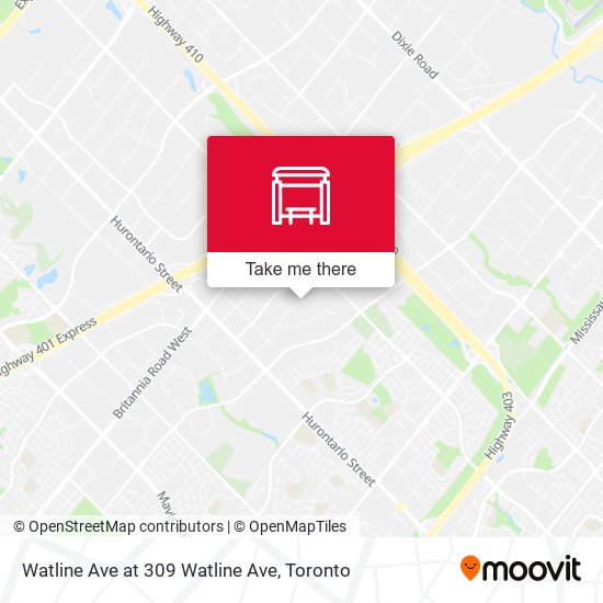 Watline Ave at 309 Watline Ave map