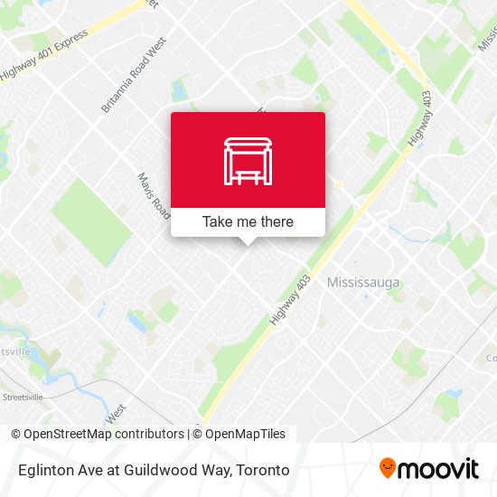 Eglinton Ave at Guildwood Way map