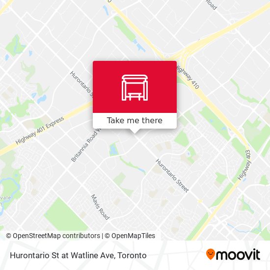 Hurontario St at Watline Ave plan
