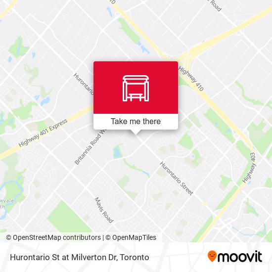 Hurontario St at Milverton Dr plan