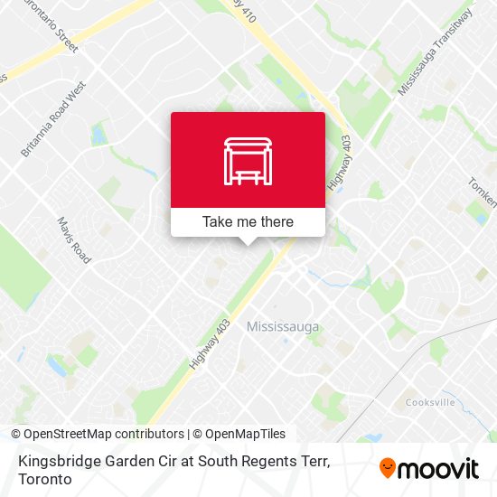 Kingsbridge Garden Cir at South Regents Terr map