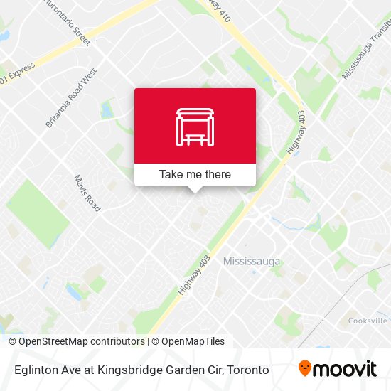 Eglinton Ave at Kingsbridge Garden Cir plan