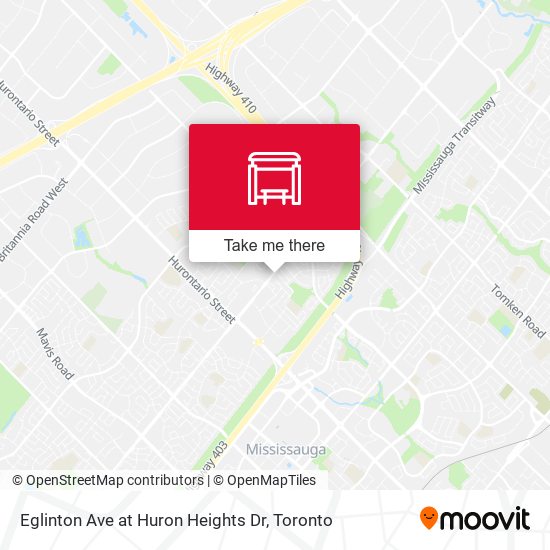 Eglinton Ave at Huron Heights Dr plan