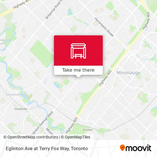 Eglinton Ave at Terry Fox Way plan
