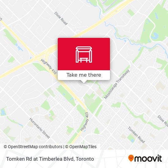 Tomken Rd at Timberlea Blvd map