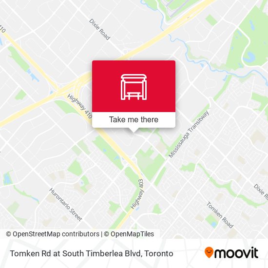 Tomken Rd at South Timberlea Blvd map