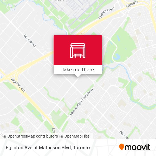 Eglinton Ave at Matheson Blvd plan
