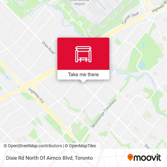Dixie Rd North Of Aimco Blvd map