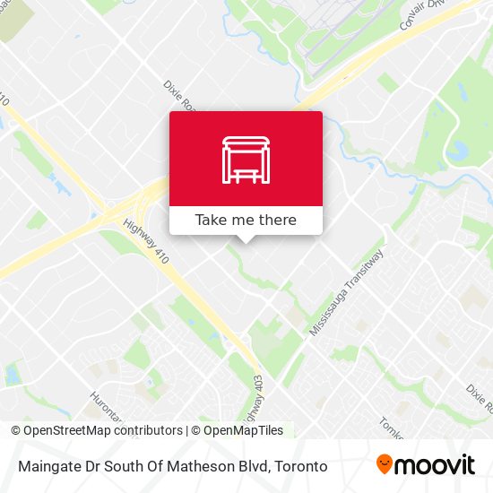 Maingate Dr South Of Matheson Blvd plan