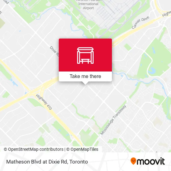 Matheson Blvd at Dixie Rd map