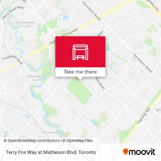 Terry Fox Way at Matheson Blvd plan