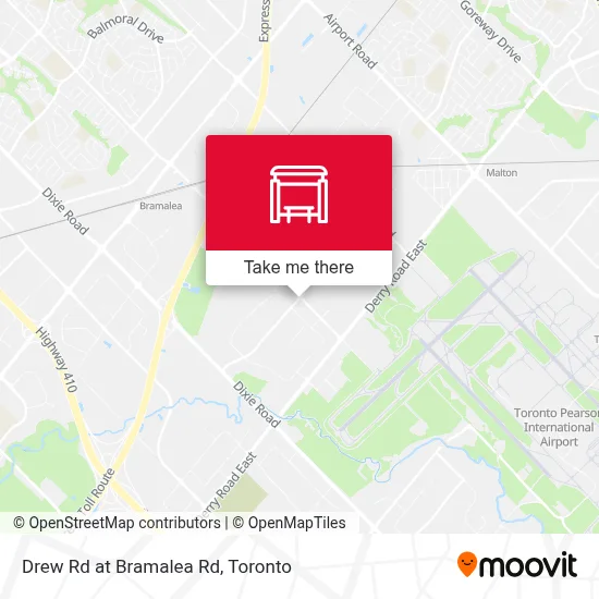 Drew Rd at Bramalea Rd map