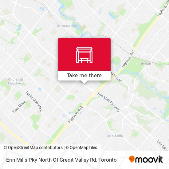 Erin Mills Pky North Of Credit Valley Rd plan