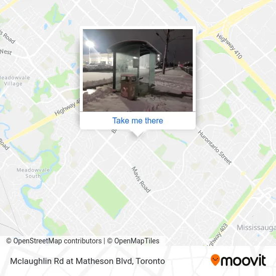 Mclaughlin Rd at Matheson Blvd map