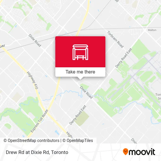 Drew Rd at Dixie Rd map