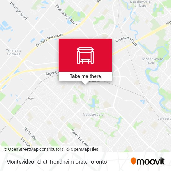 Montevideo Rd at Trondheim Cres plan