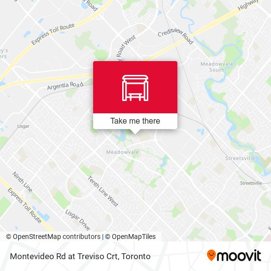 Montevideo Rd at Treviso Crt map