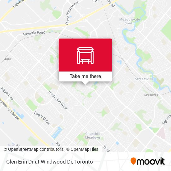 Glen Erin Dr at Windwood Dr plan