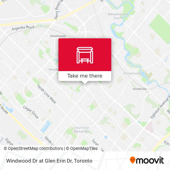Windwood Dr at Glen Erin Dr plan