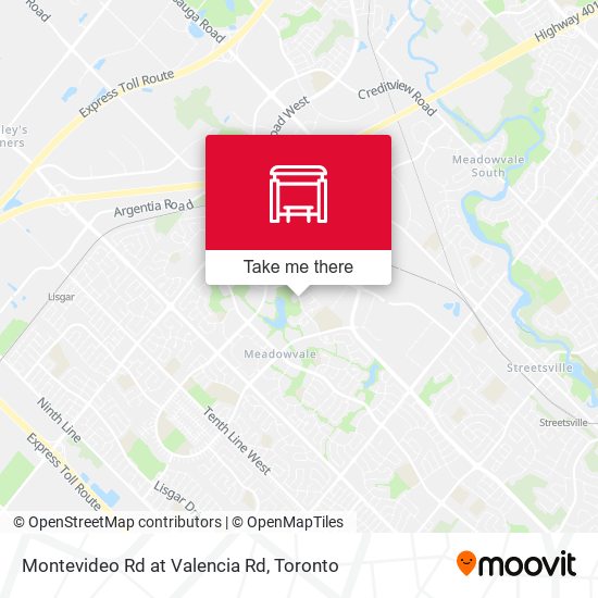 Montevideo Rd at Valencia Rd map