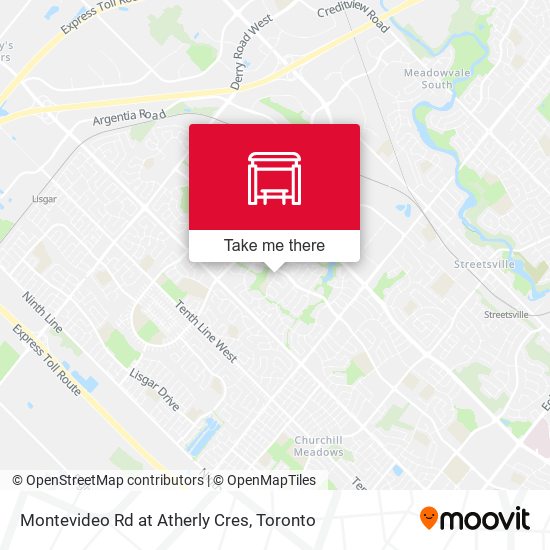 Montevideo Rd at Atherly Cres map