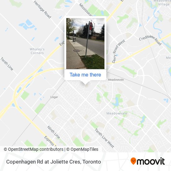 Copenhagen Rd at Joliette Cres map