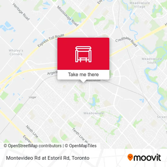 Montevideo Rd at Estoril Rd map