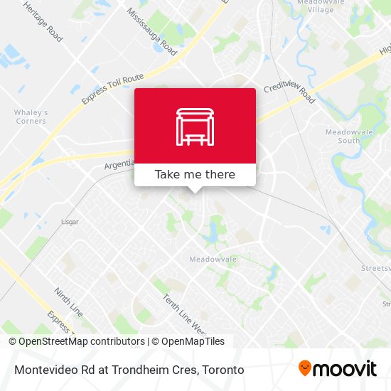 Montevideo Rd at Trondheim Cres map