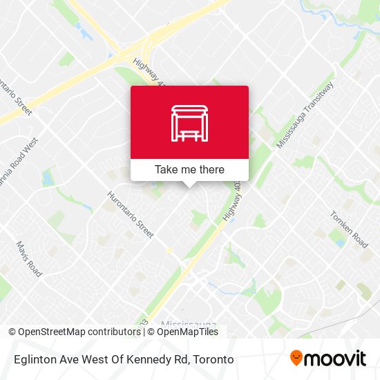Eglinton Ave West Of Kennedy Rd map