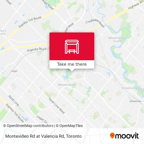 Montevideo Rd at Valencia Rd map