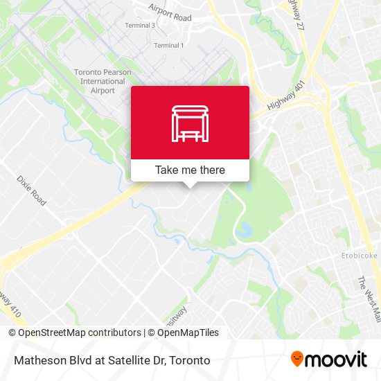 Matheson Blvd at Satellite Dr map