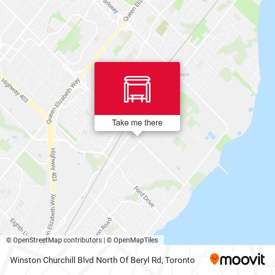 Winston Churchill Blvd North Of Beryl Rd map