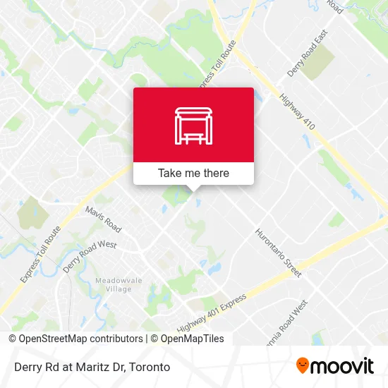 Derry Rd at Maritz Dr map