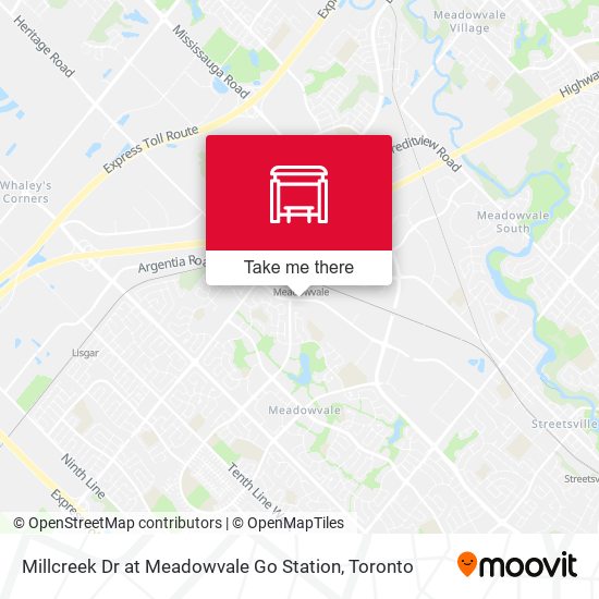 Millcreek Dr at Meadowvale Go Station plan